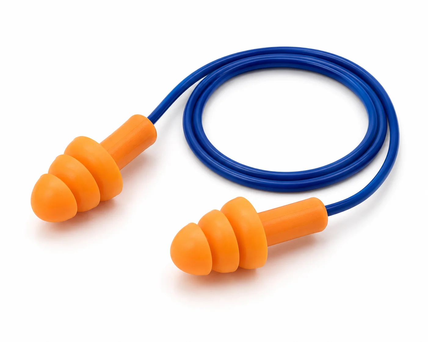 Bouchons d'oreilles réutilisables avec cordon